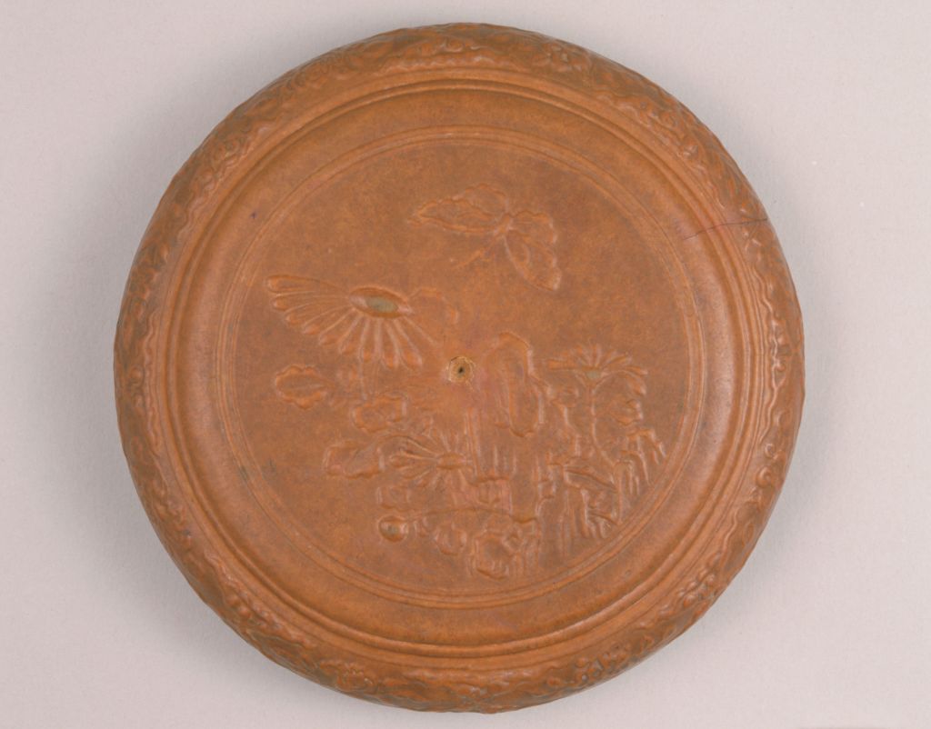 图片[2]-Pao made Qianlong imperial inscribed flower pattern flat round box-China Archive